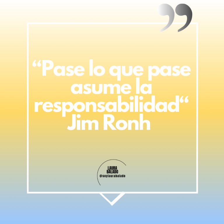 Asume la responsabilidad: El poder de tomar las riendas de tu vida según Jim Rohn